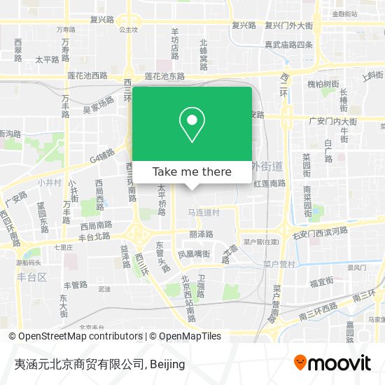 夷涵元北京商贸有限公司 map