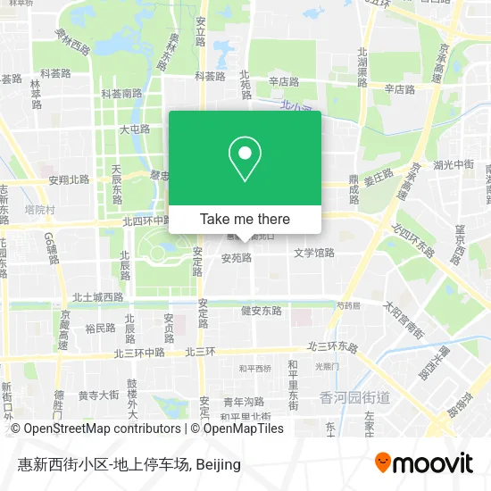 惠新西街小区-地上停车场 map