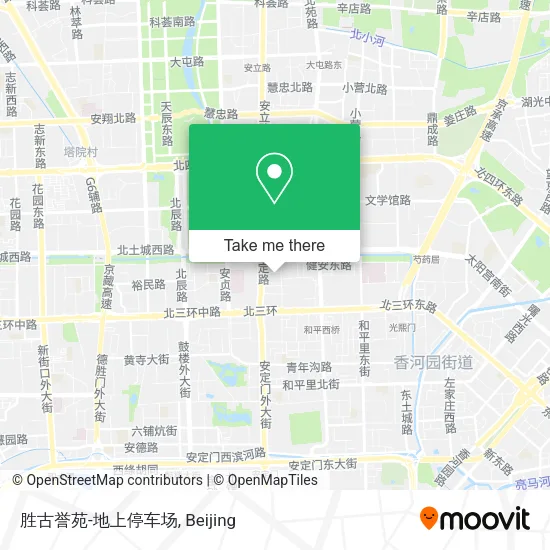 胜古誉苑-地上停车场 map