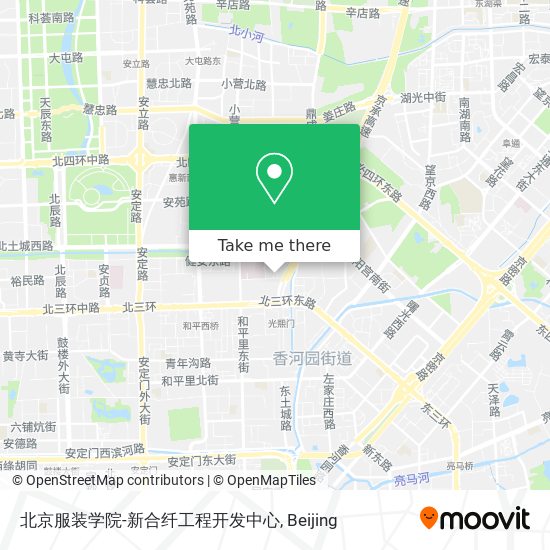 北京服装学院-新合纤工程开发中心 map