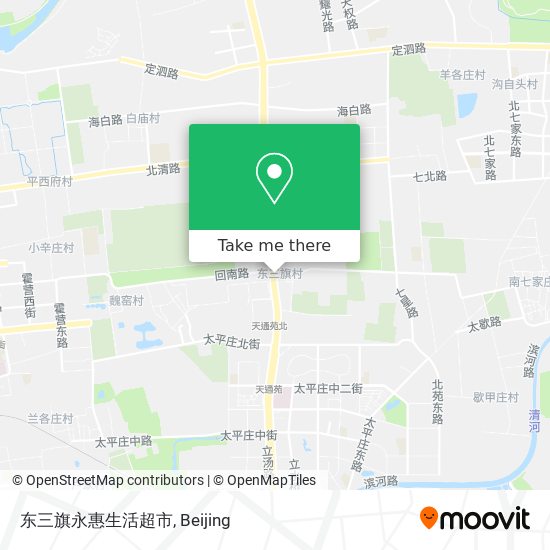 东三旗永惠生活超市 map
