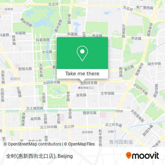 全时(惠新西街北口店) map