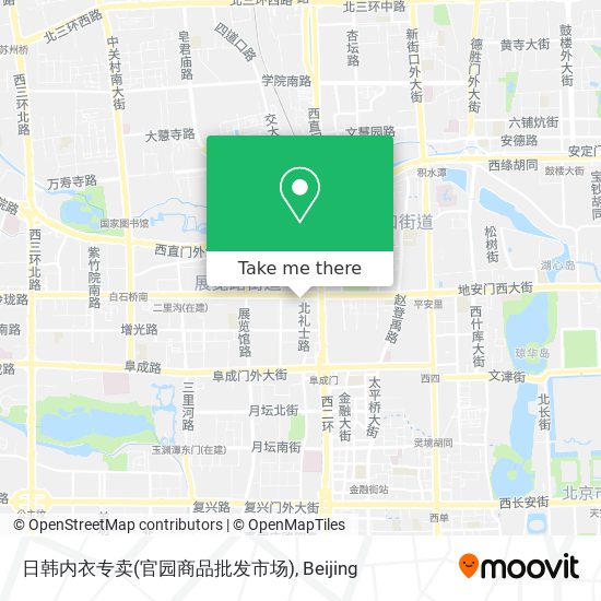 日韩内衣专卖(官园商品批发市场) map