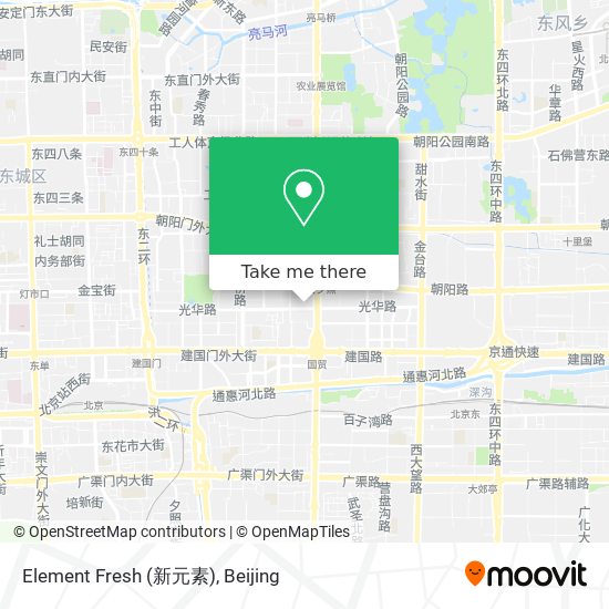 Element Fresh (新元素) map