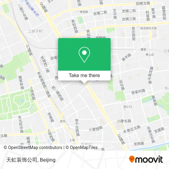 天虹装饰公司 map