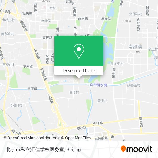 北京市私立汇佳学校医务室 map