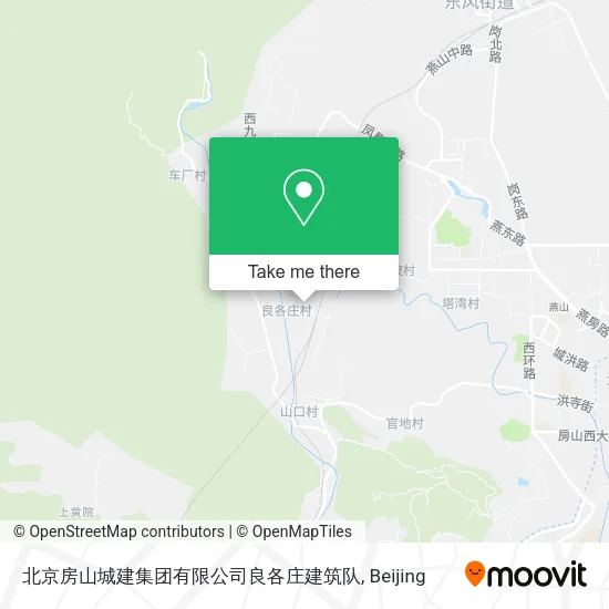 北京房山城建集团有限公司良各庄建筑队 map