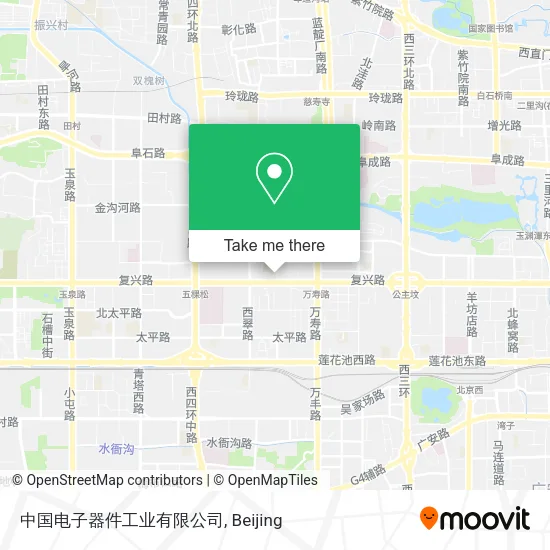 中国电子器件工业有限公司 map