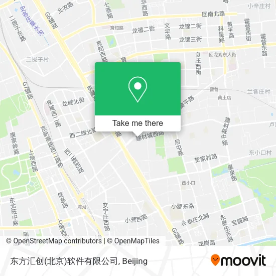 东方汇创(北京)软件有限公司 map