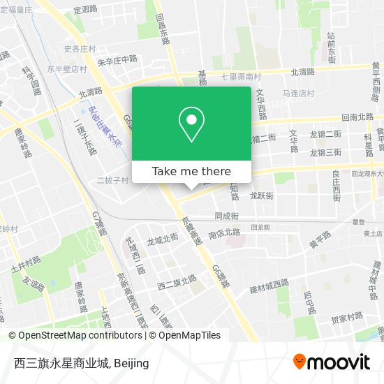 西三旗永星商业城 map