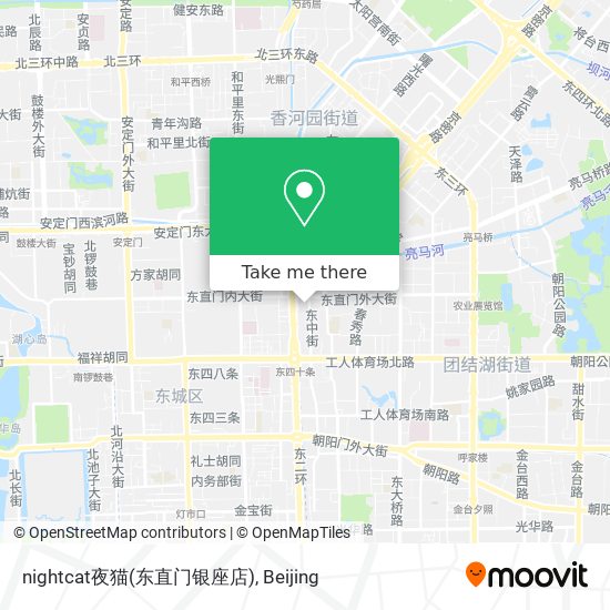 nightcat夜猫(东直门银座店) map