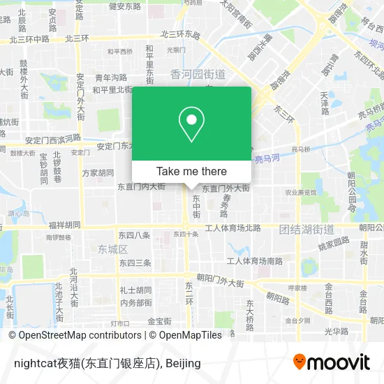 nightcat夜猫(东直门银座店) map