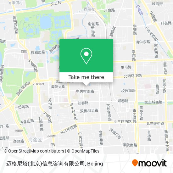 迈格尼塔(北京)信息咨询有限公司 map