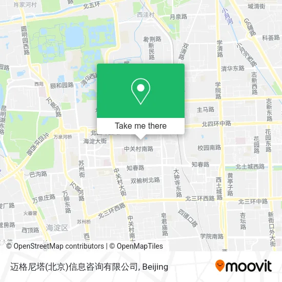 迈格尼塔(北京)信息咨询有限公司 map