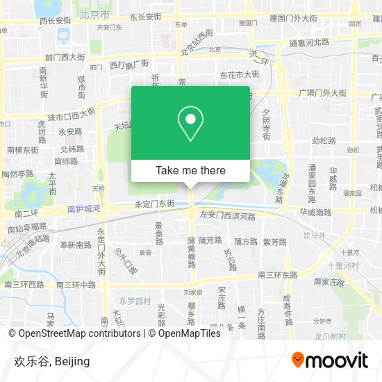 欢乐谷 map