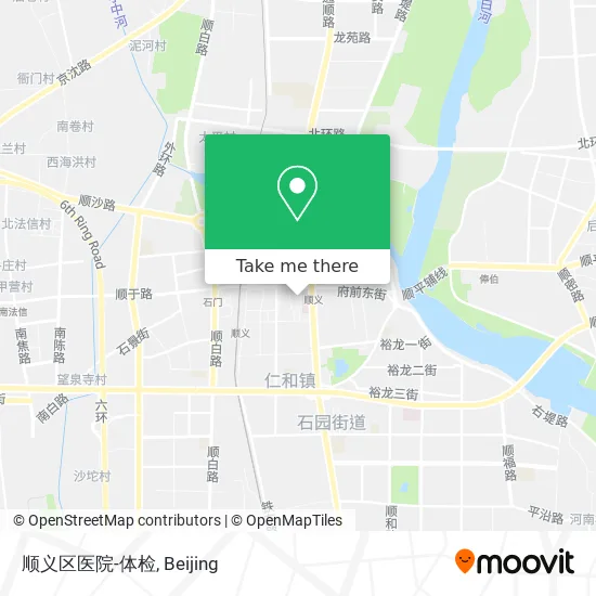 顺义区医院-体检 map