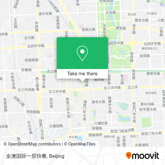 金澳国际一层快餐 map