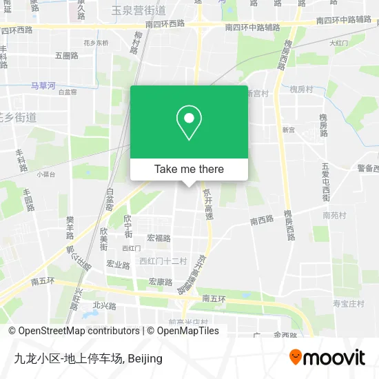 九龙小区-地上停车场 map