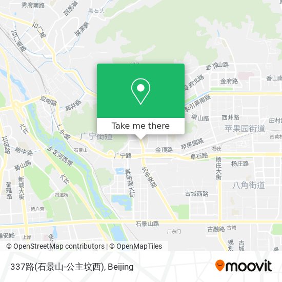 337路(石景山-公主坟西) map