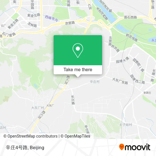 辛庄4号路 map