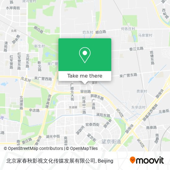 北京家春秋影视文化传媒发展有限公司 map