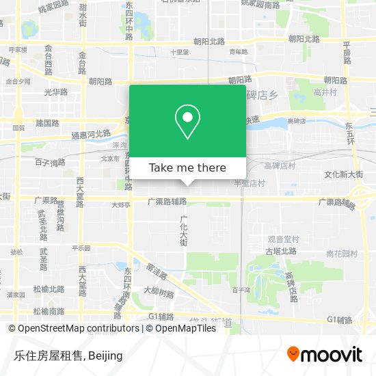 乐住房屋租售 map