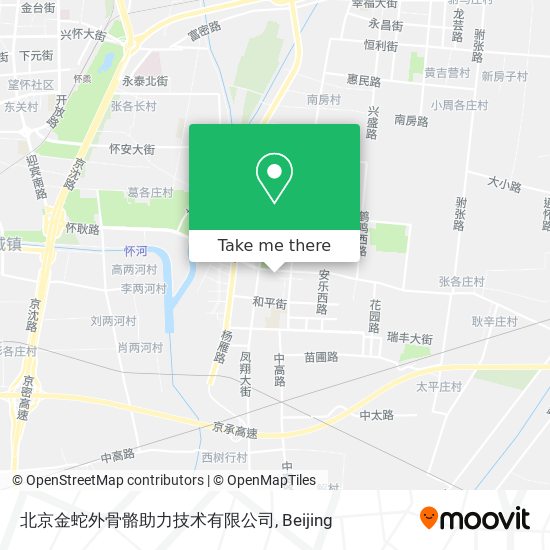 北京金蛇外骨骼助力技术有限公司 map