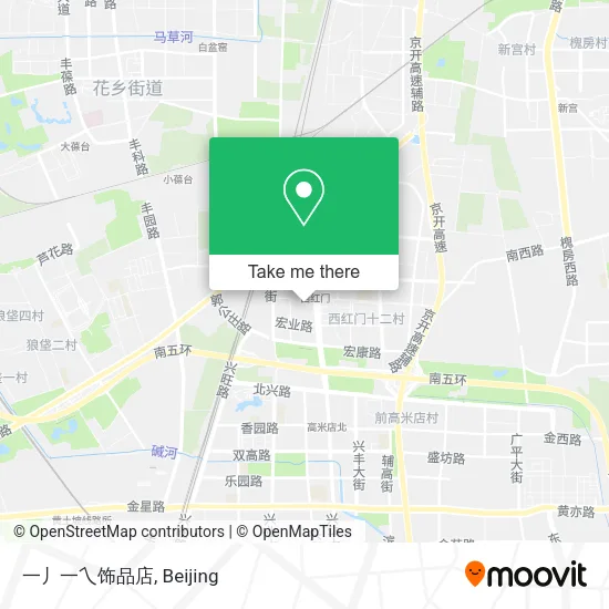一丿一乀饰品店 map