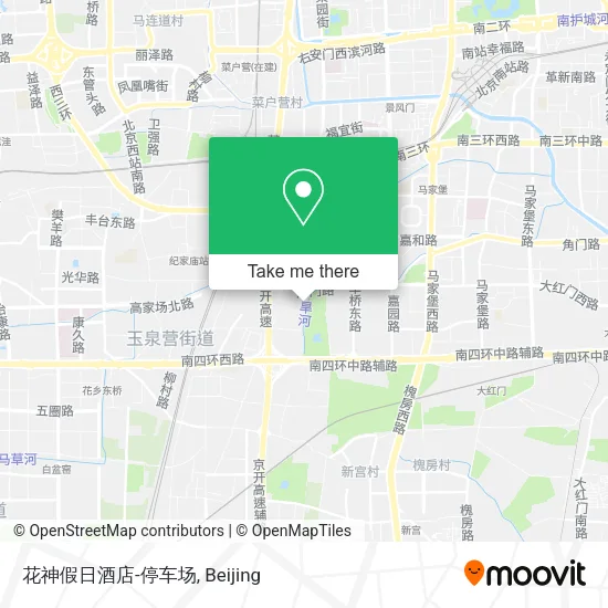 花神假日酒店-停车场 map
