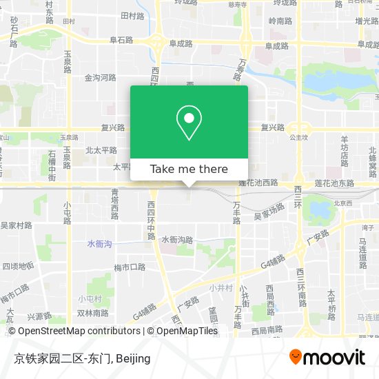 京铁家园二区-东门 map