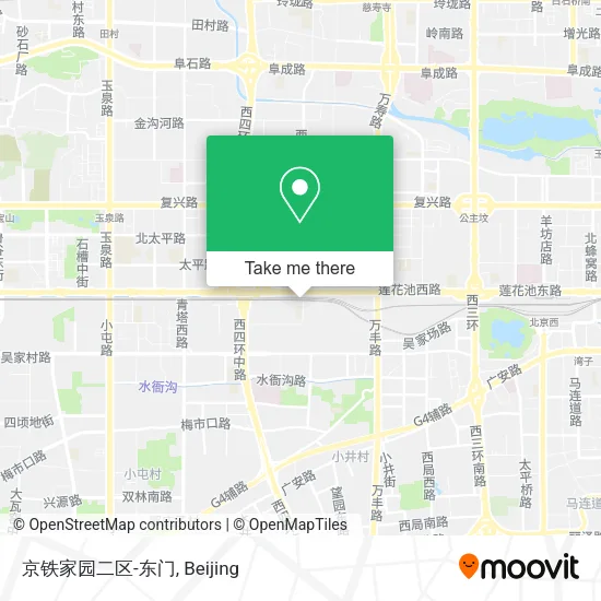 京铁家园二区-东门 map