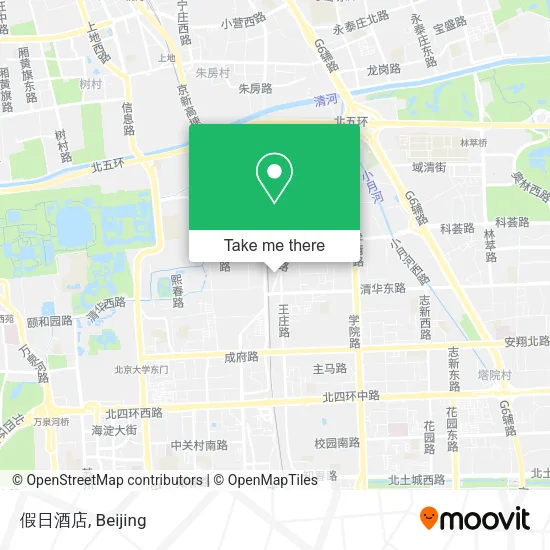 假日酒店 map