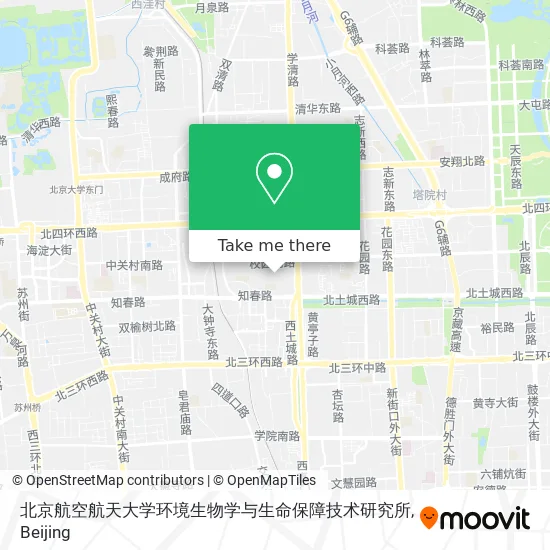 北京航空航天大学环境生物学与生命保障技术研究所 map