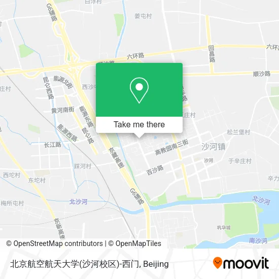 北京航空航天大学(沙河校区)-西门 map