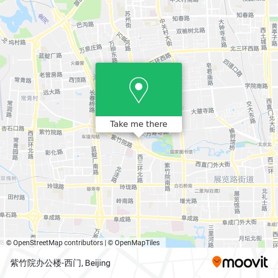紫竹院办公楼-西门 map