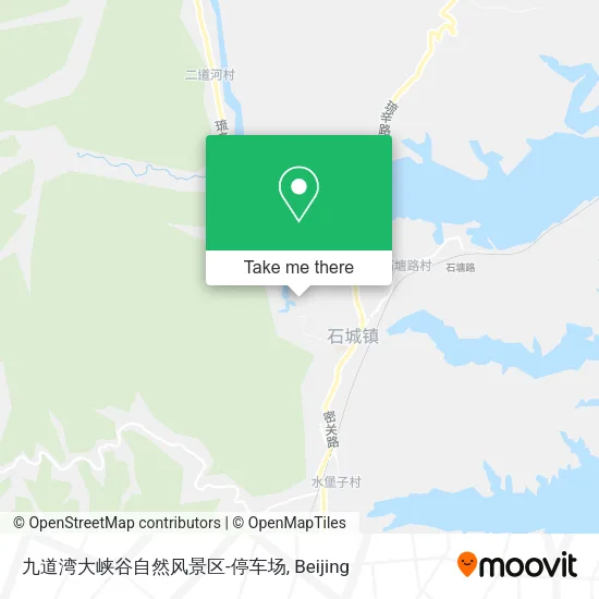 九道湾大峡谷自然风景区-停车场 map