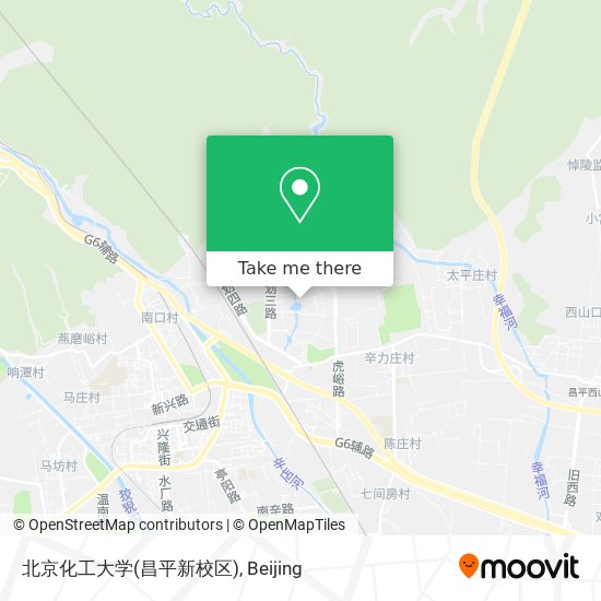 北京化工大学(昌平新校区) map