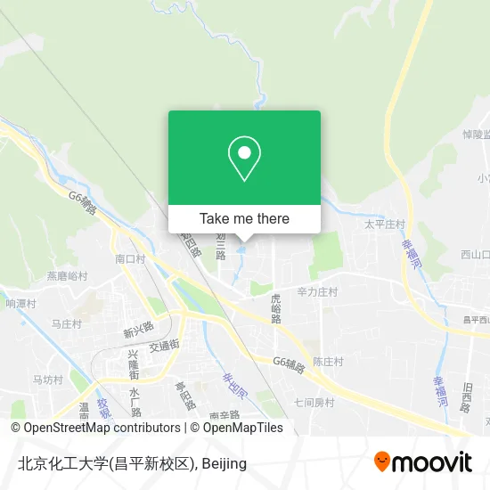 北京化工大学(昌平新校区) map