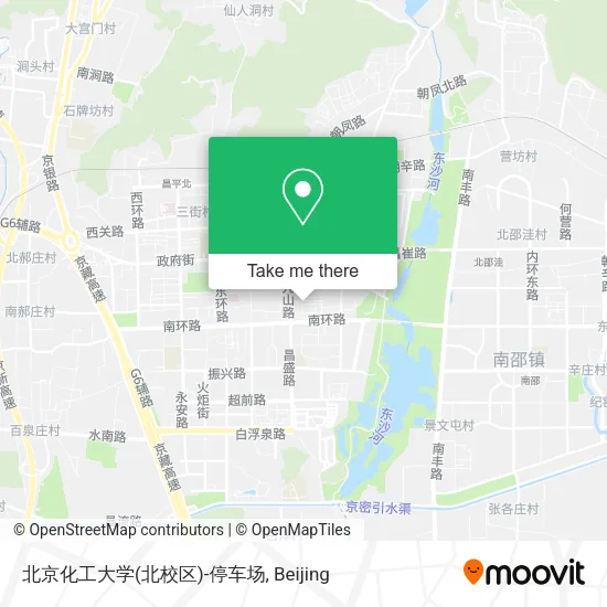 北京化工大学(北校区)-停车场 map
