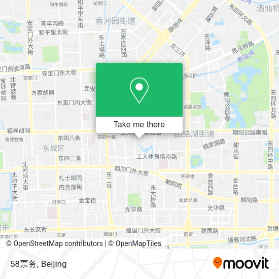 58票务 map