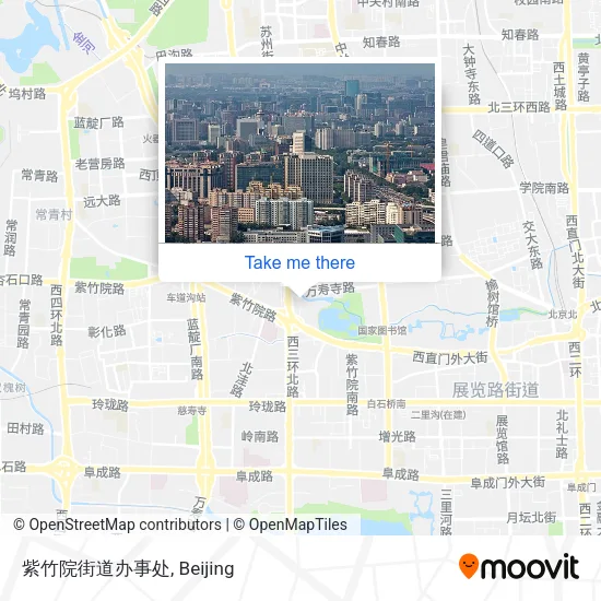 紫竹院街道办事处 map