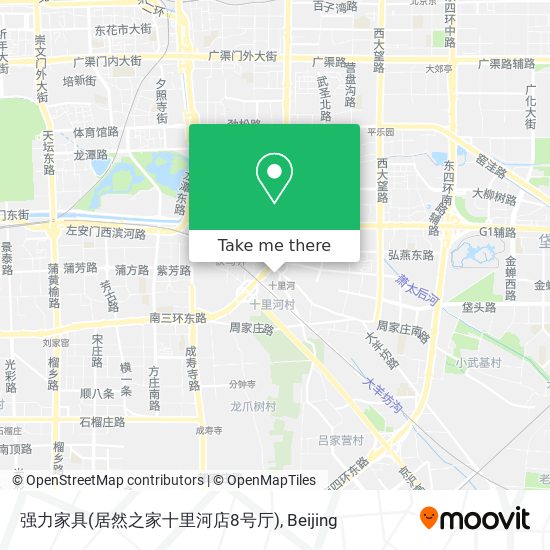 强力家具(居然之家十里河店8号厅) map