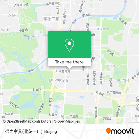 强力家具(北苑一店) map