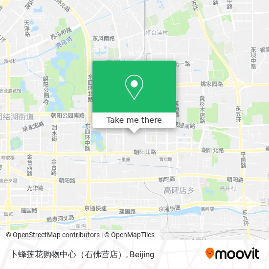 卜蜂莲花购物中心（石佛营店） map