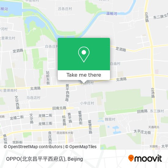 OPPO(北京昌平平西府店) map