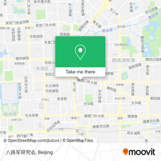 八路军研究会 map