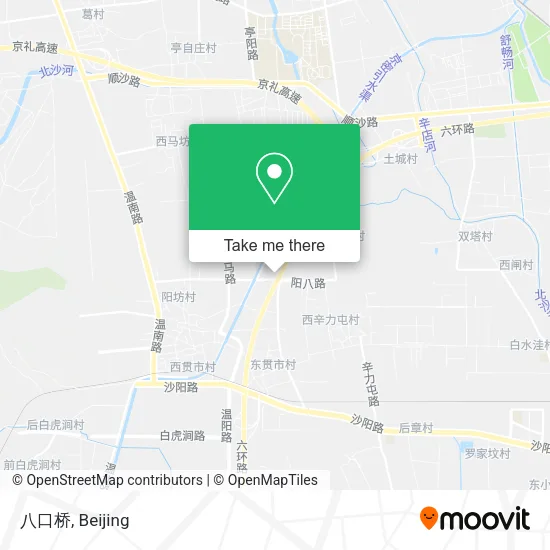 八口桥 map