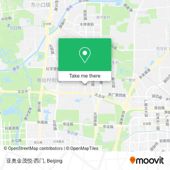 亚奥金茂悦-西门 map
