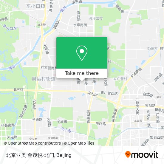 北京亚奥·金茂悦-北门 map