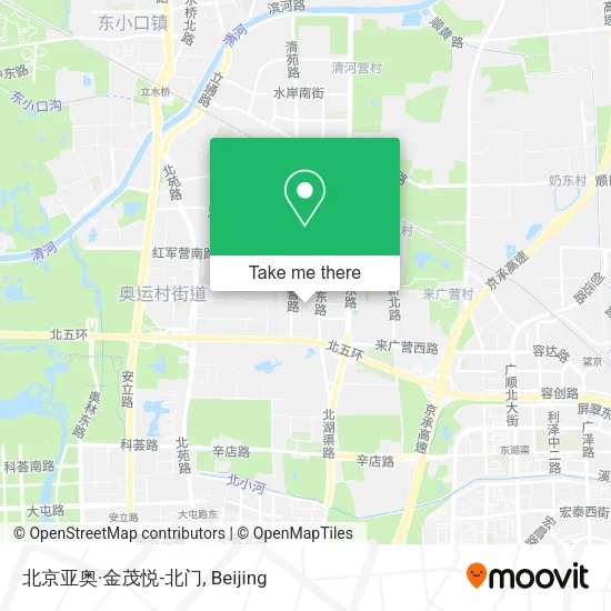 北京亚奥·金茂悦-北门 map